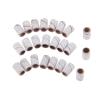 100Pcs 6.3mm Refills Grit Drum Sanding Bands Polishing Manicure Pedicure Tools Rotary Drill Bits for Metal Wood Plastic Working DUO ER (Color : Grit C) view 3
