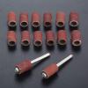 100Pcs 6.35mm Drum Sanding Bands for Nail Power Drills Accessories with 2Pcs Mandrel Nail Art Manicure Pedicure Polishing Tools DUO ER (Color : Grit 180) view 3
