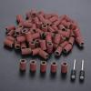 100Pcs 6.35mm Drum Sanding Bands for Nail Power Drills Accessories with 2Pcs Mandrel Nail Art Manicure Pedicure Polishing Tools DUO ER (Color : Grit 240) view 2