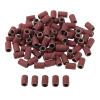 100Pcs 6.35mm Drum Sanding Bands for Nail Power Drills Accessories Manicure Pedicure Polishing Tools Grit 80 120 180 240 320 600 DUO ER (Color : Grit 80) view 1