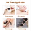 Profession Hot Stones for Massage, Massage Stones Set with Warmer Box and 18pcs Basalt Stones, Hot Rocks Massage Stones for Relieve Fatigue, Ideal for Families Beauty Salons Spa view 3