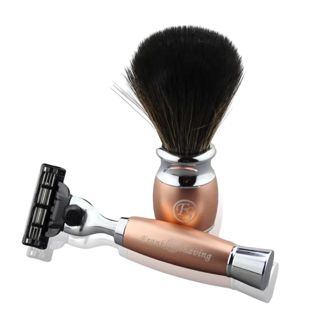 Frank FS shaving Razor for Women and Men, 3 Blade Razor with Metal Razor with Exquisite Handle,Unisex Intimate Grooming Razors Bikini Trimmer