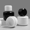 FOMIYES 8 Pcs Cream Jars Empty Sample Pot Ith Lids Cosmetic Containers Refillable Face Cream Bottles Jars for Makeup Lotion Lip Balms 30g Black view 2