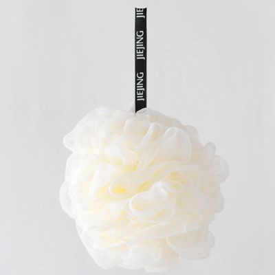 NA Clean New Bath Flower Bath Ball rubbing Bath foaming Bath Towel Bath Ball Plain Bath Flower White
