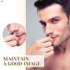 5 Pieces Small Straight Tip Nose Hair Scissor for Grooming, Stainless Steel Multi-Purpose Beauty Grooming Scissors for Facial Hair Removal and Mustache Beard Eyebrows Ear Nose Trimming(Gold) view 2