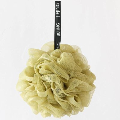 NA Clean New Bath Flower Bath Ball rubbing Bath foaming Bath Towel Bath Ball Plain Bath Flower Green