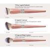 XIXIDIAN 14 pcs Diamond Encrusted Makeup Brushes Set Cosmetics Blending Tool Powder Foundation Blush Highlight Eyeshadow Eyebrow Eyelash Brush view 4