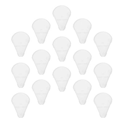 Beaupretty 15pcs Portable Fan-shaped Brush Bristle Protectors for Makeup Lightweight Cover for Travel Reusable Makeup Brush Cap Essential for Artists and Daily Use