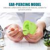 EXCEART Ear Silicone Molds Manikin Body Ear Display Model 2pcs Silicone Simulation Human Ear Model Ear Piercing Models Ear Practice Models Piercing Props Ear Statue Mannequin Tools view 3