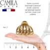 Camila Paris CP3052-CP3051 French Octopus Hair Clip for Women for Thick Volume Hair, Girls Hair Claw Clips Jaw Fashion Durable Styling Hair Accessories for Women, Strong Hold Grip, Made in France view 2