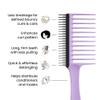 Tangle Teezer The Wide Tooth Comb for Curly Hair, Double-Sided Detangling Comb for All Hair Types, Wet and Dry Detangling, Lilac view 4