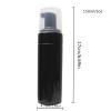 150ml Empty Foam Pump Bottle, 5oz Foaming Dispenser Soap Plastic Container for Facial Cleanser Shampoo Hand Soap (Black) view 2