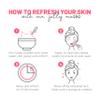BRUN Jelly Mask Egyptian Rose Rubber Face Mask Peel-Off Jar view 4