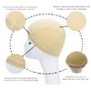 King Love Star Bamboo Wigs Cap for Women Bald Cap Soft Breathable Wigs Grip Cap Elastic Wig Cap for Wigs Even Cancer Chemotherapy Patients (Black) view 2