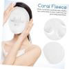 FOMIYES Face Warm Compress Facial 2pcs Beauty Care Face Towel Holes for Reusable Hot/cold Compress view 2