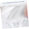 FOMIYES Face Warm Compress Facial 2pcs Beauty Care Face Towel Holes for Reusable Hot/cold Compress view 3