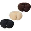 Large Doughnut Shaper 6Pcs Donut Hair Bun Maker Ponytail Bun Maker Chignon Donut Bun Elastic Hair Ties Bands Doughnut Shaper with Buckle for Women Girls Chignon Ballet Sock Bun view 1
