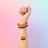 256PCS Pride Day Rainbow Tattoos  Love Gay LGBT Flag Stickers Parades Party Favors Supplies Decorations view 3