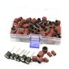 252pcs Sanding Cap Bands for Electric Manicure Machine 180/120/80 Grit Nail Drill Grinding Bit Files Pedicure Tool Set Dropship DUO ER view 1