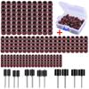 252pcs Sanding Cap Bands for Electric Manicure Machine 180/120/80 Grit Nail Drill Grinding Bit Files Pedicure Tool Set Dropship DUO ER view 2