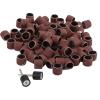 100 Pcs/Lot #80 Grit File Sand Piece Set Nail Art Professional Sanding Bands Polish Remover Manicure Pedicure Nail Tools DUO ER view 1