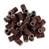 200pcs Kits Sanding Drum 180# 120# 80# Grit Replacement For Art Nail File Drill Abrasive Sleeves Tools Bands Bit DUO ER (Color : 120) view 1