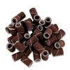 100pcs Art Sanding Drum 180# 120# 80# Grit Bands for Machine Nail Bits Circle File Drill Manicure Abrasive Sleeves Tools DUO ER (Grit : 80) view 2