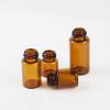 20Pcs Brown Glass Dropper Bottle with White Cap Empty Refillable Cosmetic Essential Oil Bottle Travel Bottles for Liquids 1ml, 2ml, 3ml, 5ml) view 2