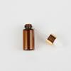 20Pcs Brown Glass Dropper Bottle with White Cap Empty Refillable Cosmetic Essential Oil Bottle Travel Bottles for Liquids 1ml, 2ml, 3ml, 5ml) view 4