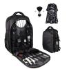 Barber Supplies Barber Clippers Backpack for Barber,with 1PCS Barber Cape&Barber Brush,Large Capacity,Pure Copper Zipper,Water Proof,Barber Accessories of Professional Hair Cutting Tools Backpack view 1