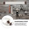 FOMIYES Barber Sharpening Strop - 1PC Dual-Sided Cowhide & Canvas Straight Razor Strop for Knives and Blades view 4