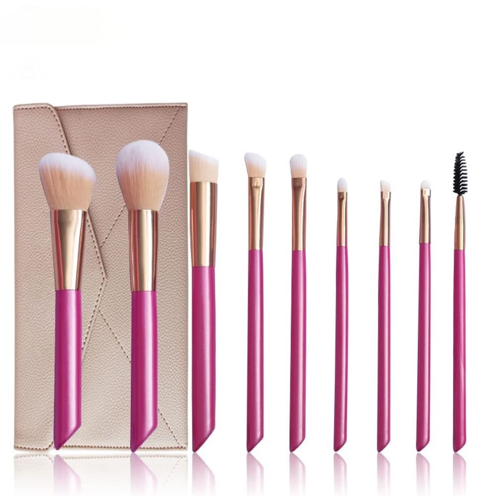 XIXIDIAN Makeup Brushes Set 9 Pcs/Set Makeup Brushes Make-up for Women Complete Makeup Kit Tools Beauty for Eyebrows Foundation Blush Eyelash Brushes