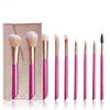 XIXIDIAN Makeup Brushes Set 9 Pcs/Set Makeup Brushes Make-up for Women Complete Makeup Kit Tools Beauty for Eyebrows Foundation Blush Eyelash Brushes view 1