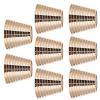 KALLORY 8pcs Ponytail Holder Cuffs Stylish Hair Accessories for Curly Thick Hair for Daily Use Parties and Weddings view 1