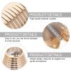 KALLORY 8pcs Ponytail Holder Cuffs Stylish Hair Accessories for Curly Thick Hair for Daily Use Parties and Weddings view 3