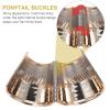 KALLORY 8pcs Ponytail Holder Cuffs Stylish Hair Accessories for Curly Thick Hair for Daily Use Parties and Weddings view 4