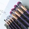 XIXIDIAN Makeup Brushes-8 Pcs Purple Makeup Brushes Set Cute Soft Eyeshadow Eyebrow Brush Cosmetics Foundation Blush Contour Makeup Brushes Beauty Tools view 4