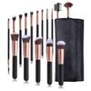 XIXIDIAN Makeup Brushes, 16 Pcs Professional Premium Synthetic Makeup Brush Set with Case, Foundation Eye Travel Make up Brushes Sets view 1