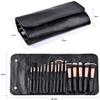 XIXIDIAN Makeup Brushes, 16 Pcs Professional Premium Synthetic Makeup Brush Set with Case, Foundation Eye Travel Make up Brushes Sets view 3