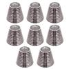 KALLORY 8pcs Stylish Ponytail Holders Teeth Versatile Hair Accessories for Daily Wear and Special Occasions for Girls and Women for Parties and Birthdays view 1