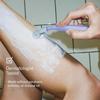 Flamingo Shaving Razor Set for Women - Original Razor Handle, 4 Blade Refills, and Shower Holder - Rose view 2