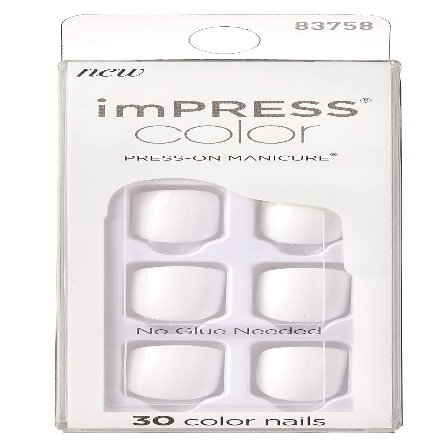 Kiss Impress Press-On-Manicure Nails 30 Count Frosting (Pack of 3)