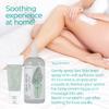 SpaRoom Cozy Collection Plush Blanket, Linen Spray and Body Cream; Sea Side Linen Spray, Eucalyptus Body Cream, Black Blanket view 3