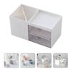 Beaupretty Multi-function Desktop Storage Box for Makeup and Jewelry Dual Organizer Space-saving Holder for Office and Home Use Tidy up Your Desk Essentials view 2