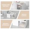 Beaupretty Multi-function Desktop Storage Box for Makeup and Jewelry Dual Organizer Space-saving Holder for Office and Home Use Tidy up Your Desk Essentials view 3