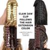 22inch Women's Hair Piece Pony Tail Clip In Claw Ponytail Hair Extension Long/Voluminous Curly Or Wavy Synthetic Wig Hairpiece for Women Girls (#R6/30 Dark Brown & Light Auburn) view 2