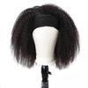 ISEE Hair Afro Kinky Curly Headband Wig Human Hair 180% Density Afro Wigs for Black Women Natural Curls 10A Glueless Human Hair Wigs (20 Inch) view 3