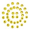 288Pcs Lemon yellow Crystal Rhinestones,Glass Flatback Rhinestones Gemstones for Nail Face Makeup Art Crafts Clothes Decoration - (SS30,6.5mm,Lemon yellow) view 1