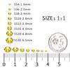 288Pcs Lemon yellow Crystal Rhinestones,Glass Flatback Rhinestones Gemstones for Nail Face Makeup Art Crafts Clothes Decoration - (SS30,6.5mm,Lemon yellow) view 2