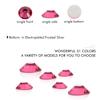 288Pcs Rose Crystal Rhinestones,Glass Flatback Rhinestones Gemstones for Nail Face Makeup Art Crafts Clothes Decoration -(SS34,7.0mm,Rose) view 2